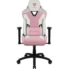 Кресло компьютерное игровое ThunderX3 TC3 Sakura White, Материал обивки: Экокожа, Цвет: Белый/розовый, фото 