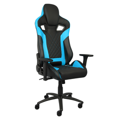 Кресло поворотное VIKING, голубой+черный, фото 