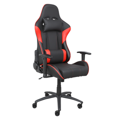 Кресло поворотное IRON, красный+черный, фото 