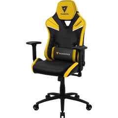 Кресло компьютерное игровое ThunderX3 TC5 Bumblebee Yellow, Материал обивки: Экокожа, Цвет: Черный/желтый, фото 