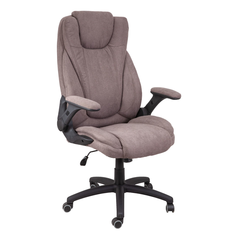 Кресло поворотное AURORA, ткань, коричневый, фото 