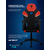 Кресло компьютерное игровое ThunderX3 TC5 Ember Red, Материал обивки: Экокожа, Цвет: Черный/красный, фото , изображение 17