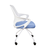 Кресло поворотное INDIGO, ткань-сетка, голубой, фото , изображение 3