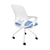 Кресло поворотное INDIGO, ткань-сетка, голубой, фото , изображение 4