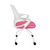 Кресло поворотное INDIGO, ткань-сетка, розовый, фото , изображение 3