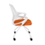 Кресло поворотное INDIGO, ткань-сетка, оранжевый, фото , изображение 3
