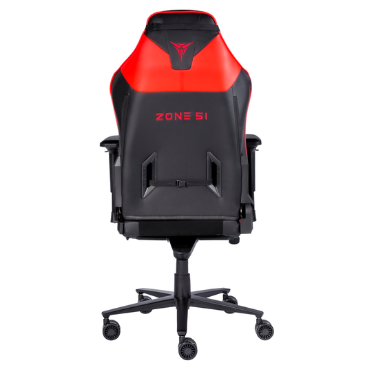 Кресло компьютерное игровое ZONE 51 ARMADA Black-red, Материал обивки: Экокожа, Цвет: Черный/красный, фото , изображение 6