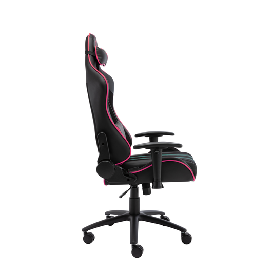 Кресло компьютерное игровое ZONE 51 GRAVITY Black-Pink, Материал обивки: Экокожа, Цвет: Черный/розовый, фото , изображение 4