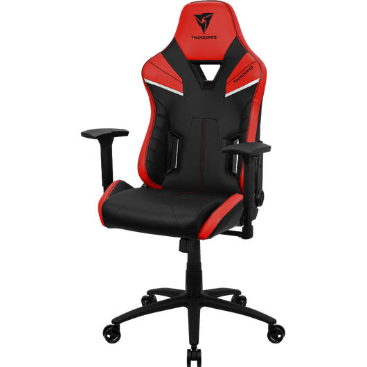 Кресло компьютерное игровое ThunderX3 TC5 Ember Red, Материал обивки: Экокожа, Цвет: Черный/красный, фото , изображение 8