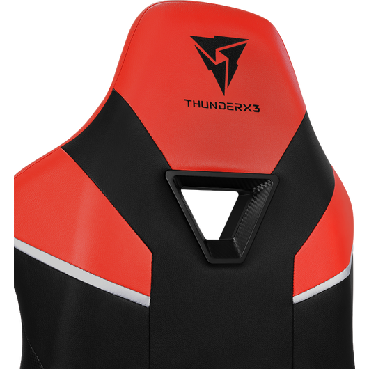 Кресло компьютерное игровое ThunderX3 TC5 Ember Red, Материал обивки: Экокожа, Цвет: Черный/красный, фото , изображение 11