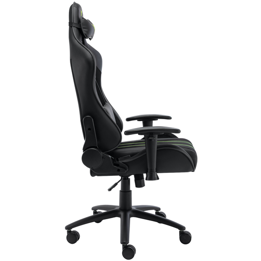 Кресло компьютерное игровое ZONE 51 GRAVITY Black, Материал обивки: Экокожа, Цвет: Черный, фото , изображение 2