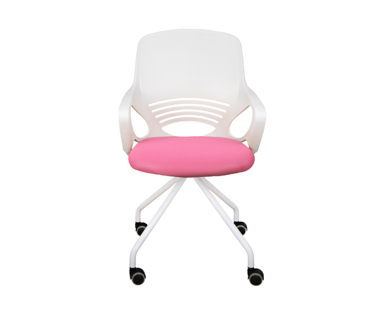 Кресло поворотное INDIGO, ткань-сетка, розовый, фото , изображение 2